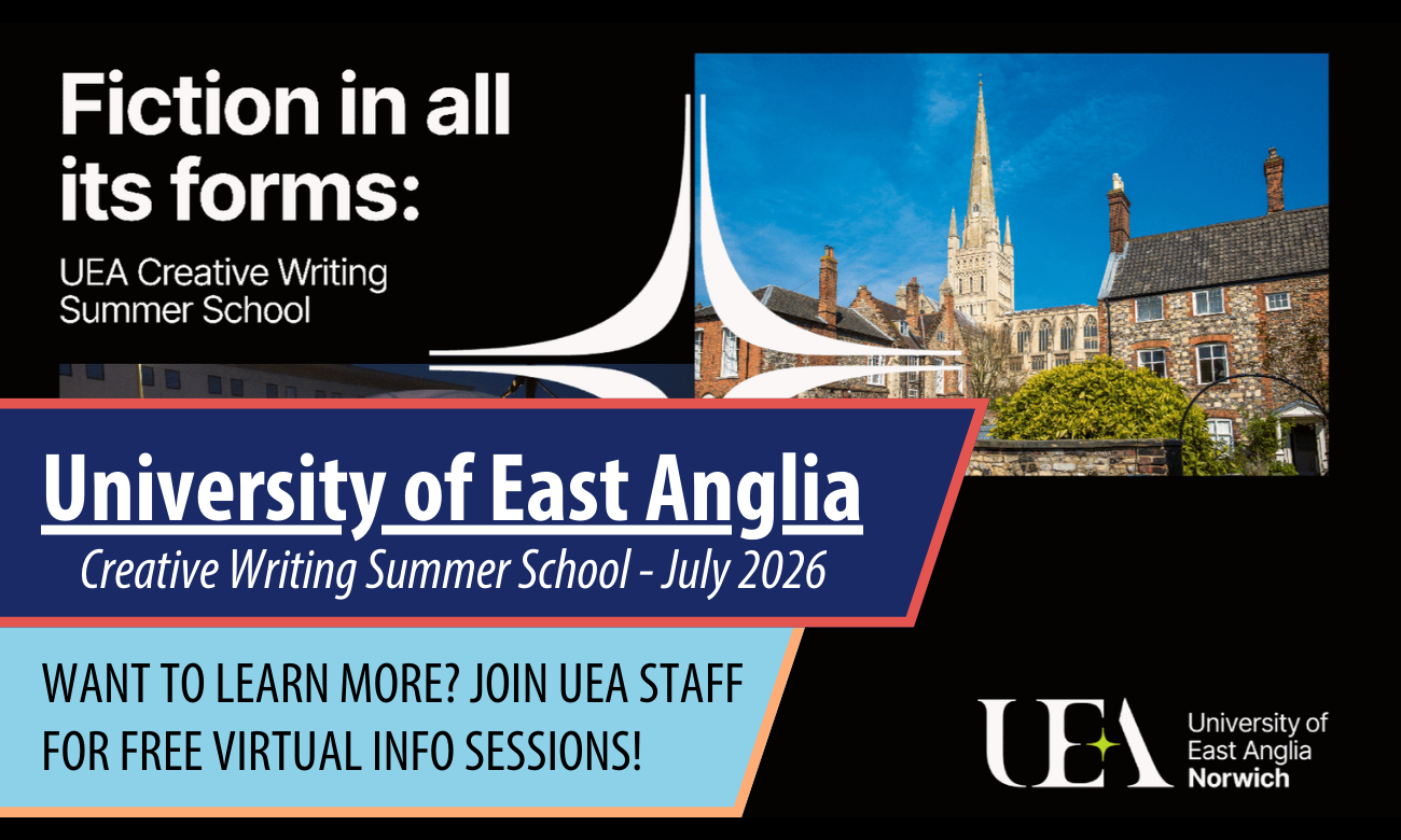 Flyer for UEA summer school virtual info sessions